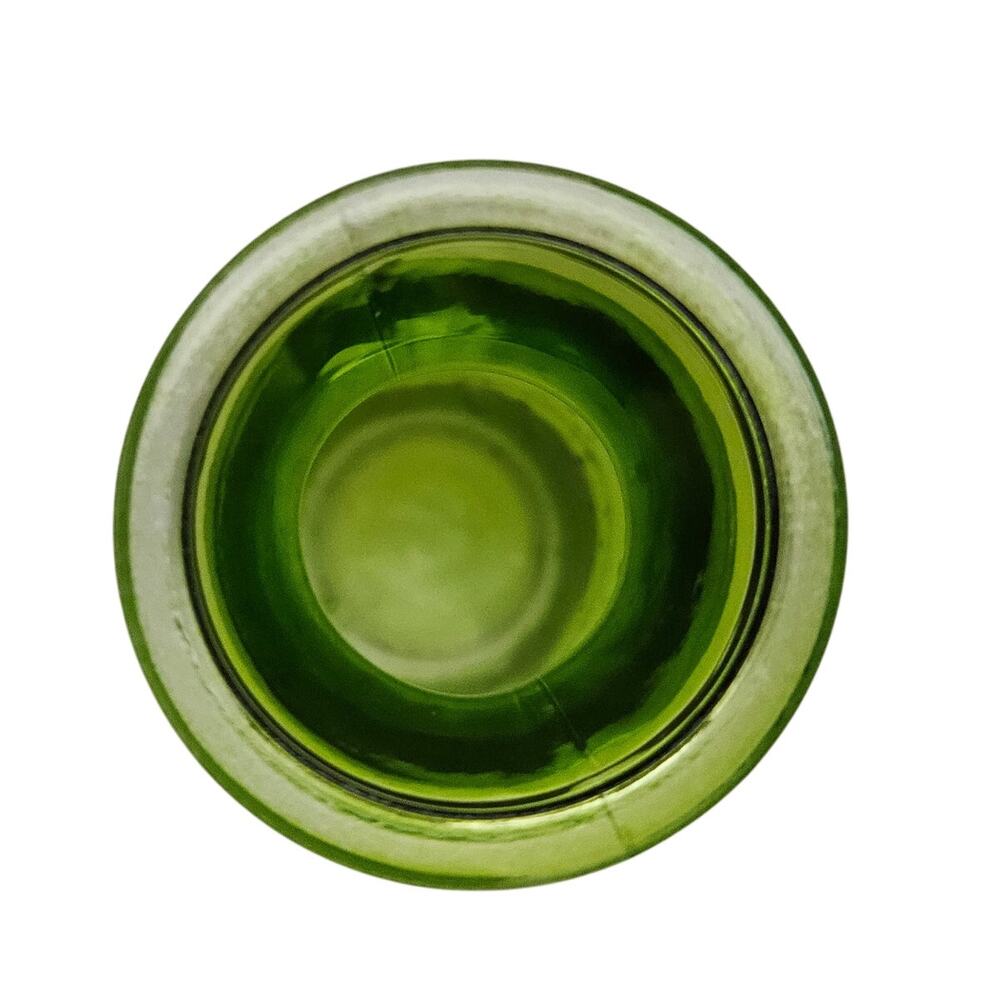 Vintage Green Glass Bottle Vase Apothecary Style Decorative Bottle - Picture 2 of 3